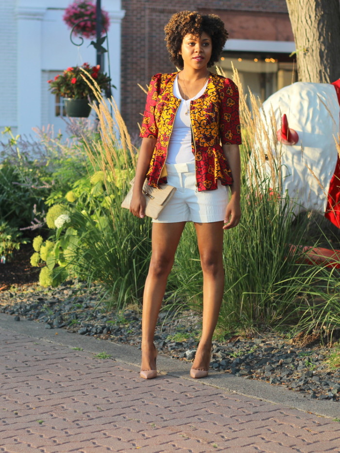 African Print Blazer - STYLE OPTIMIST